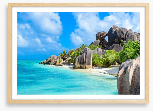 The boulder beach