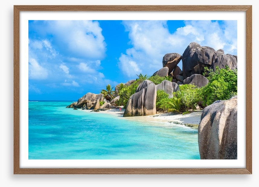 The boulder beach