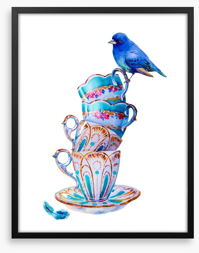 Blue bird balance
