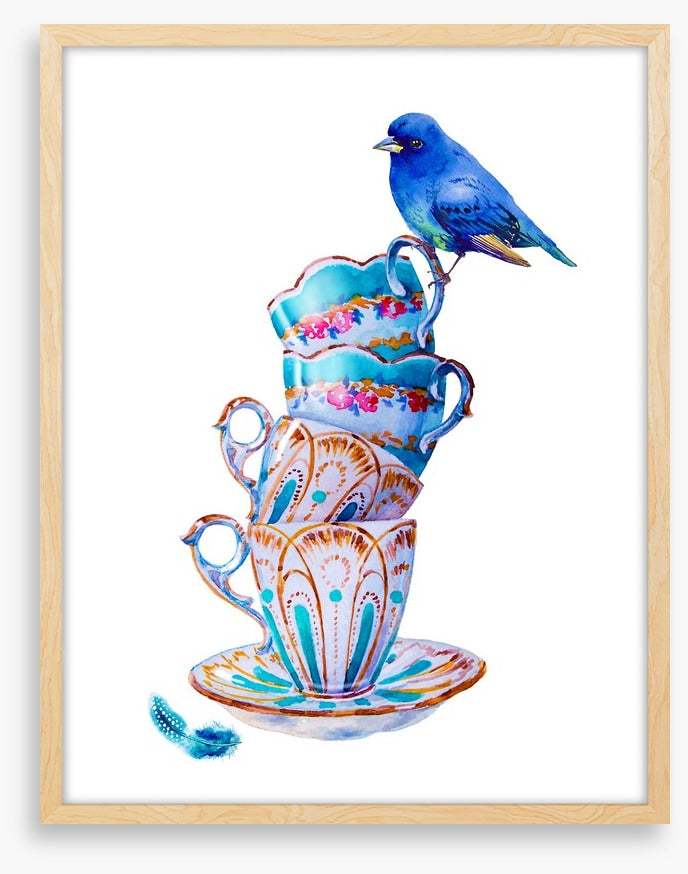 Blue bird balance