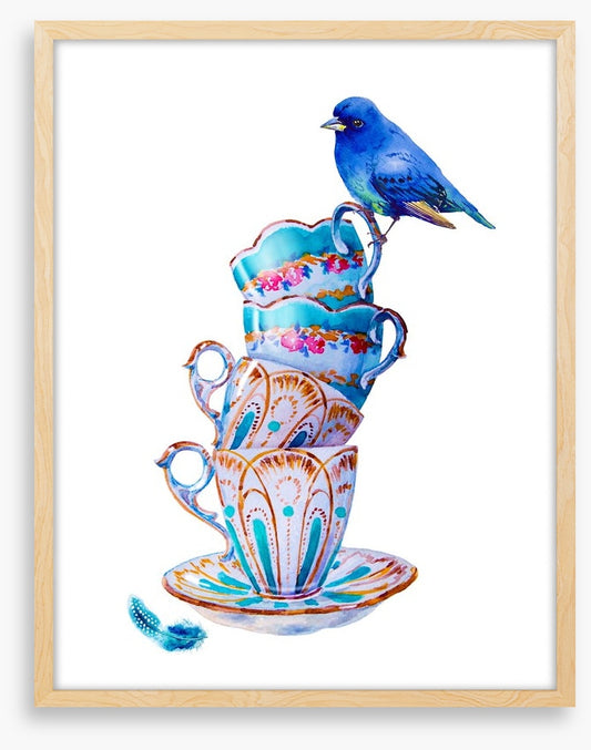 Blue bird balance