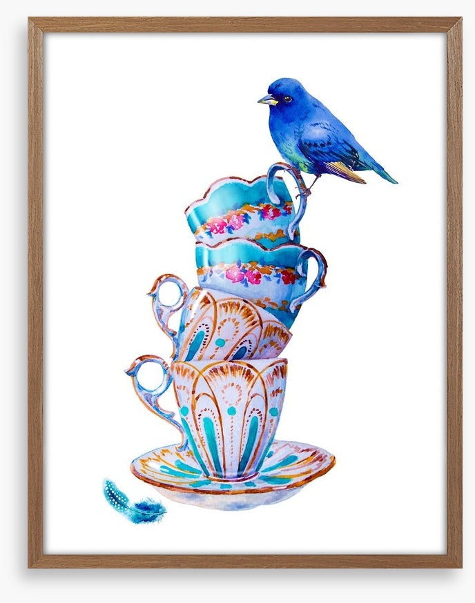 Blue bird balance
