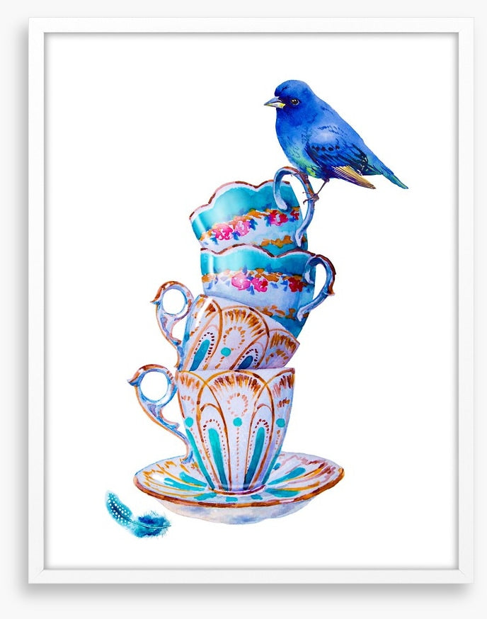 Blue bird balance