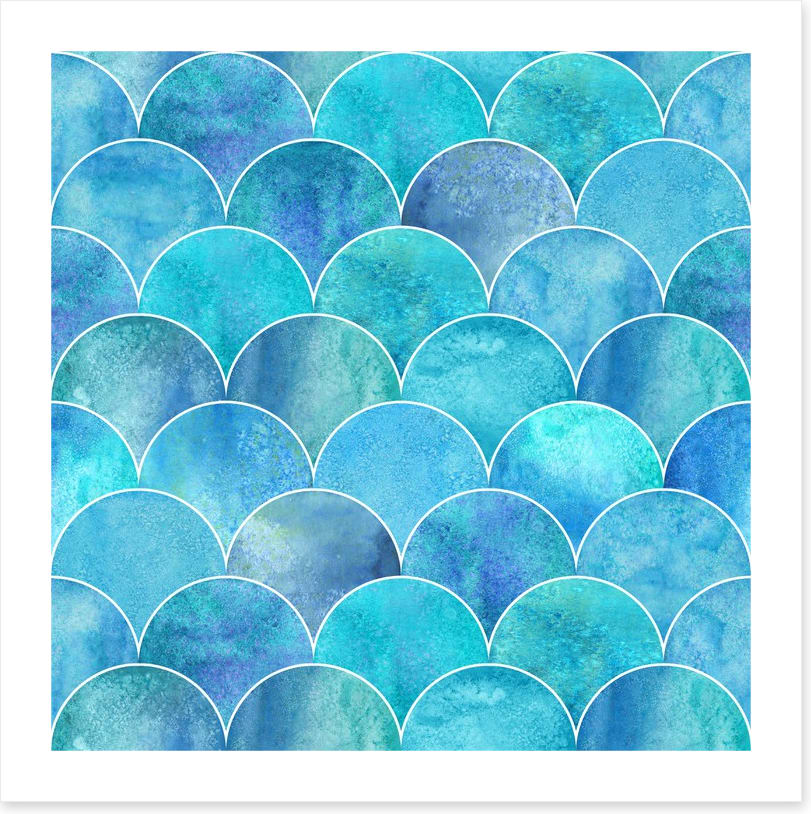 Fishscale sea