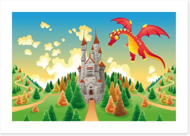 The dragon and the castle