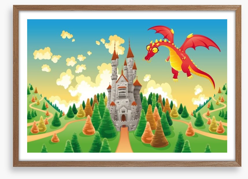 The dragon and the castle