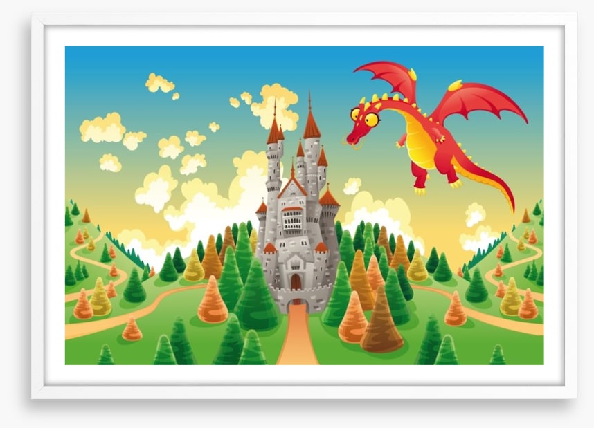 The dragon and the castle