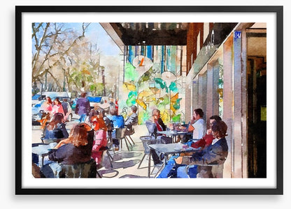 The sunny cafe