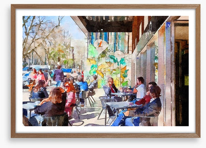 The sunny cafe