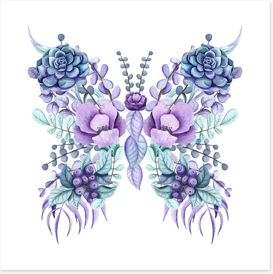 Succulent butterfly