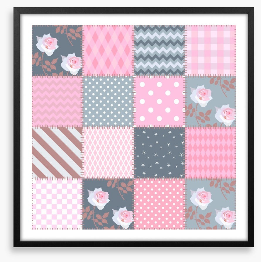 Pretty pink patchwork