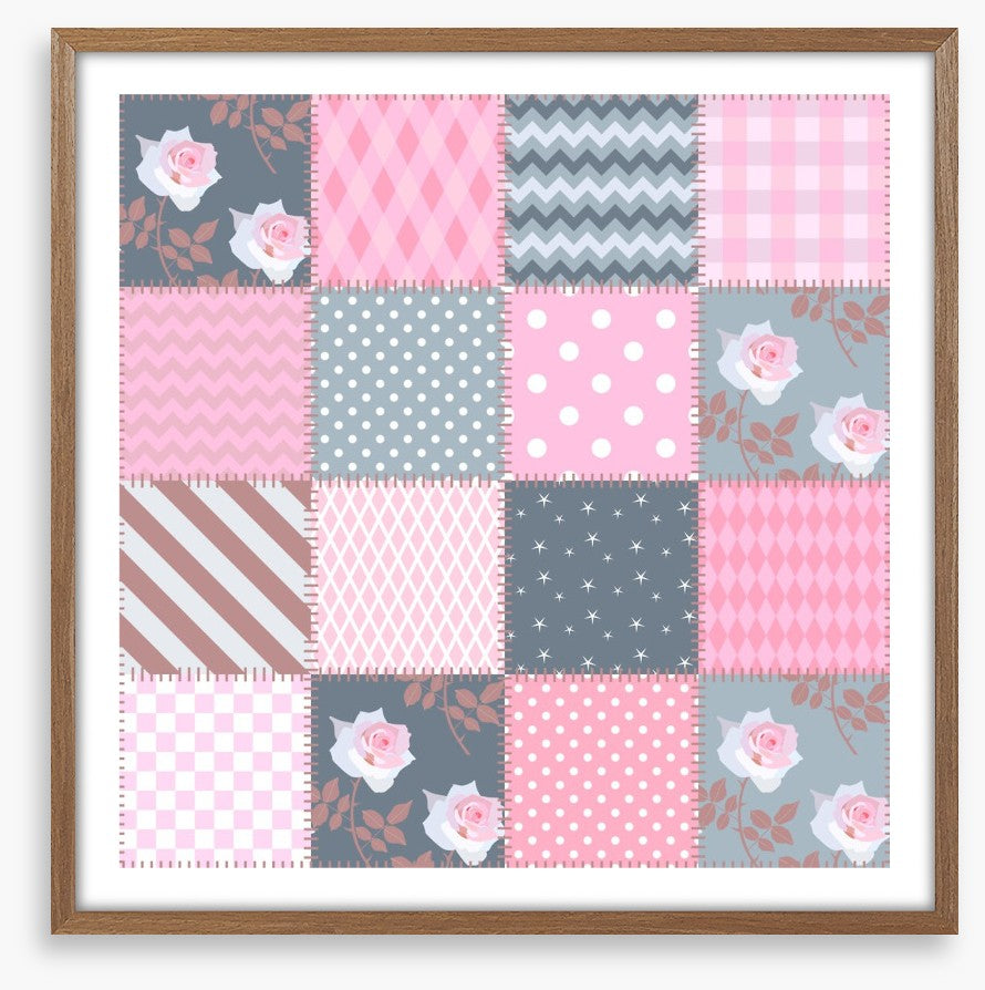 Pretty pink patchwork