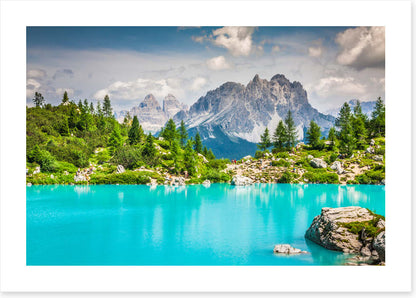 Lake Sorapis shimmer