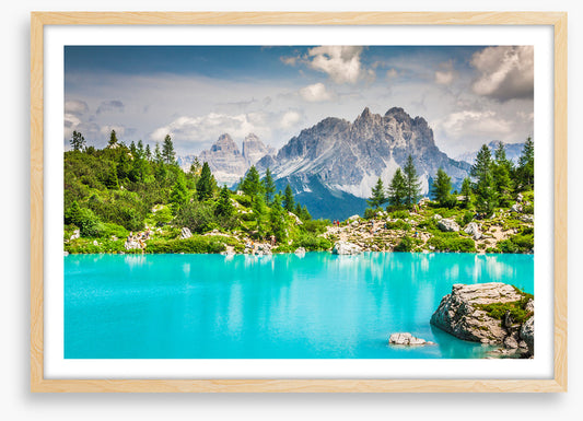 Lake Sorapis shimmer