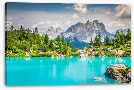 Lake Sorapis shimmer