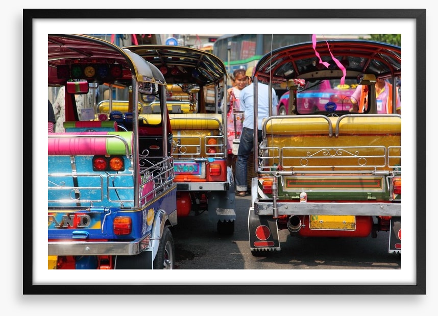 Rickshaw rainbow