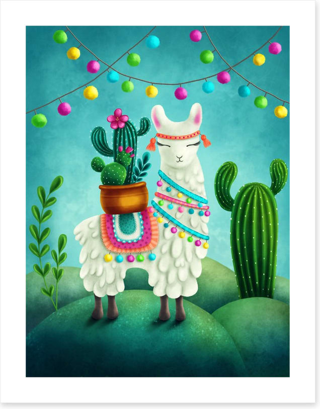 Llama party night