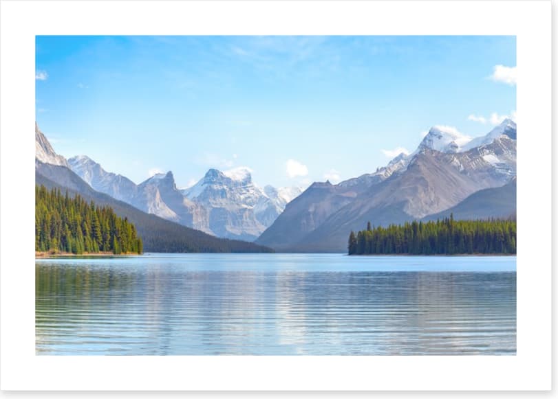 Maligne Lake ripples