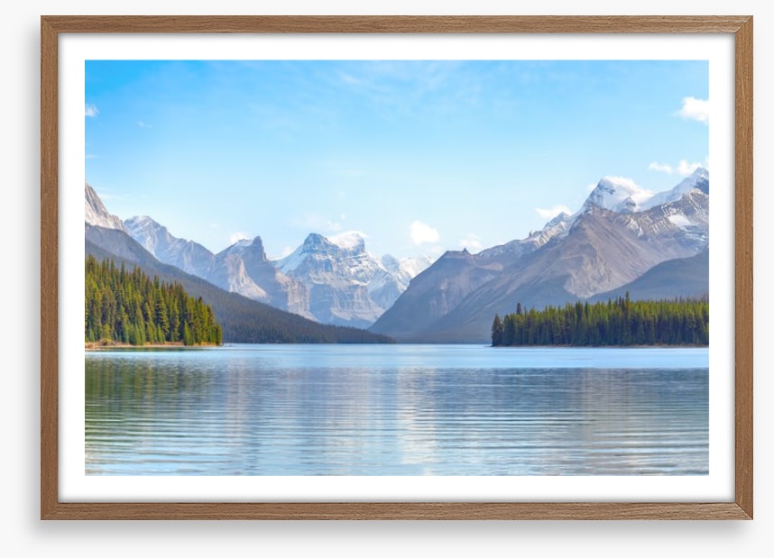 Maligne Lake ripples