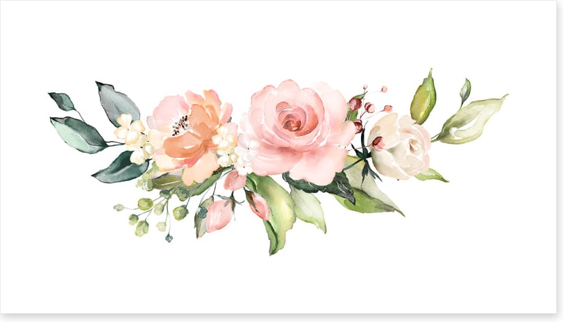A rosy display