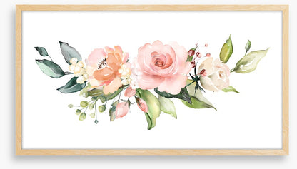 A rosy display