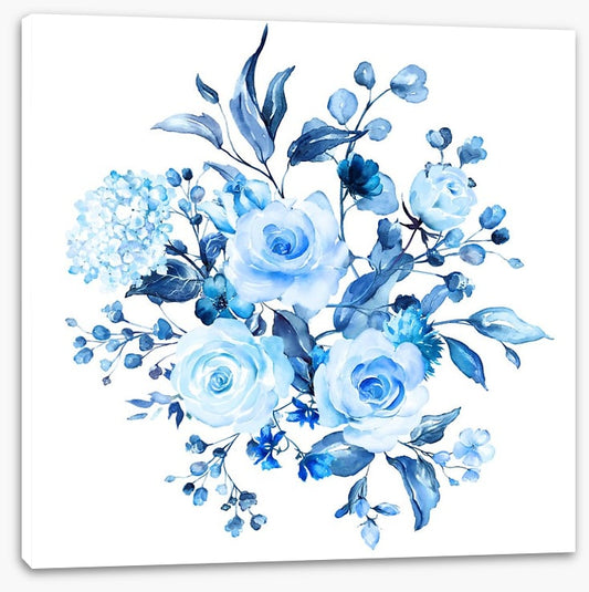 Sky blue blooms