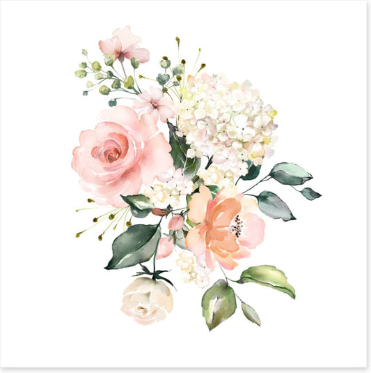 Peach posy