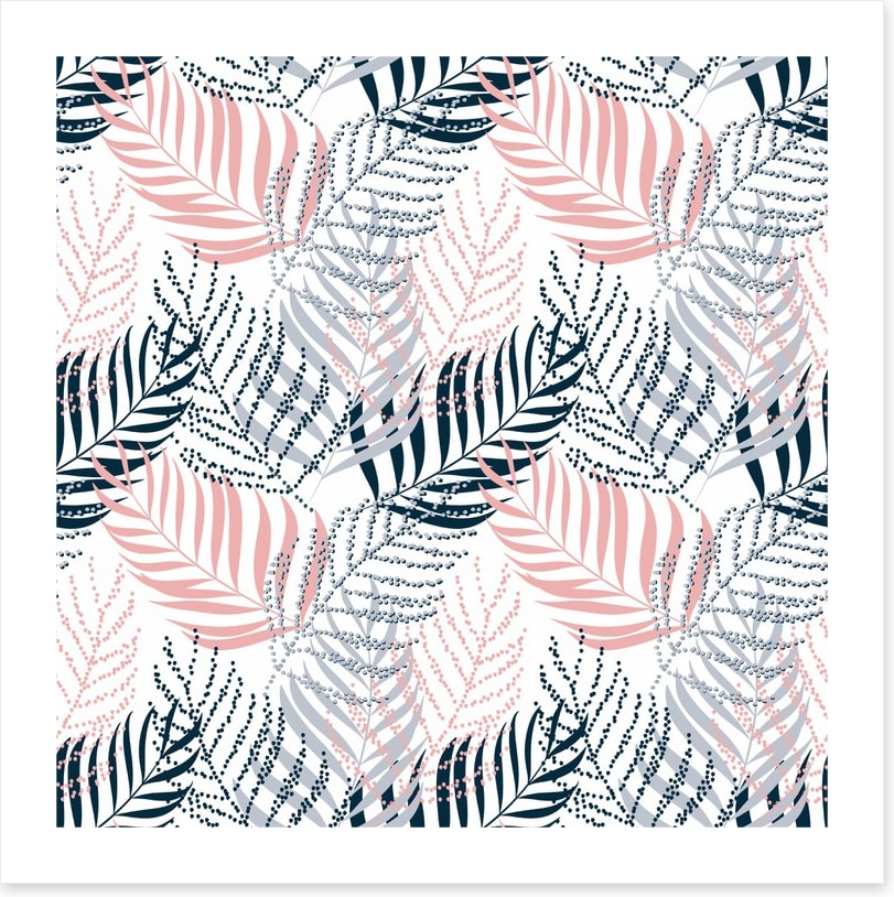 Pink palm down