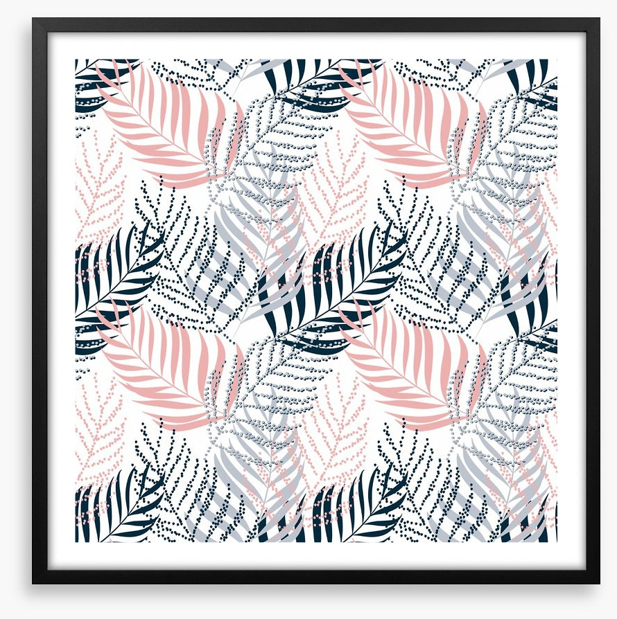 Pink palm down