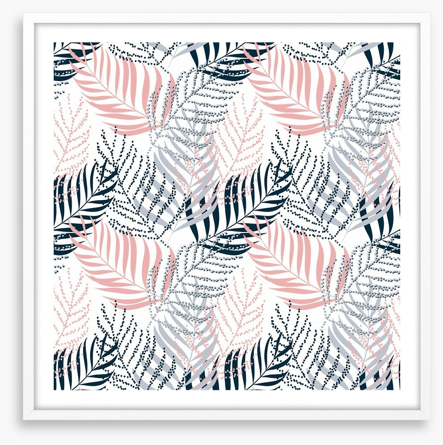 Pink palm down