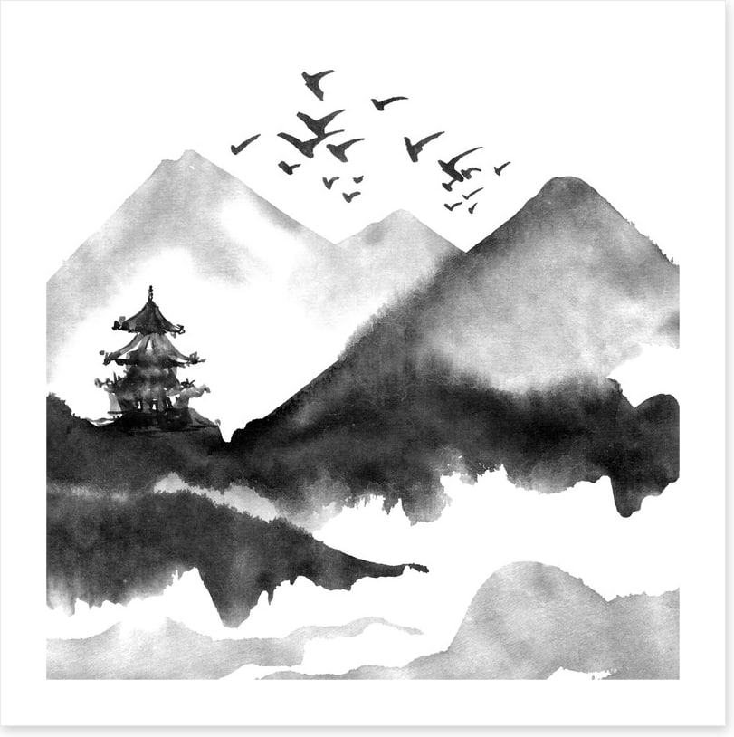 Pagoda mountains