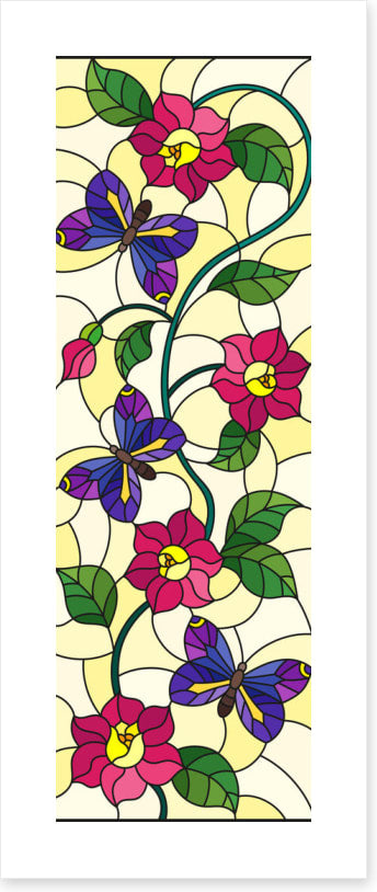 Butterfly bloom window
