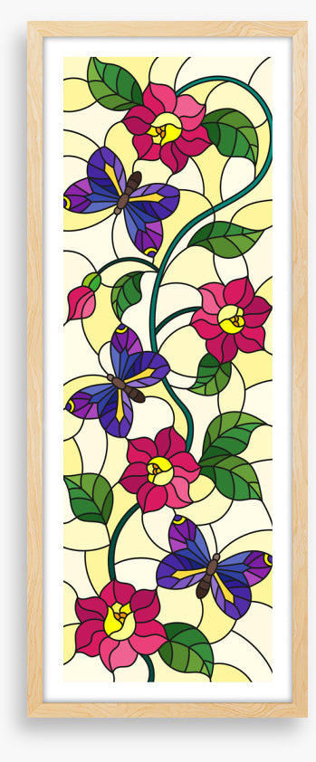 Butterfly bloom window