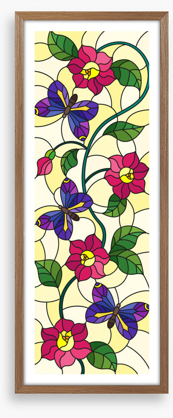 Butterfly bloom window