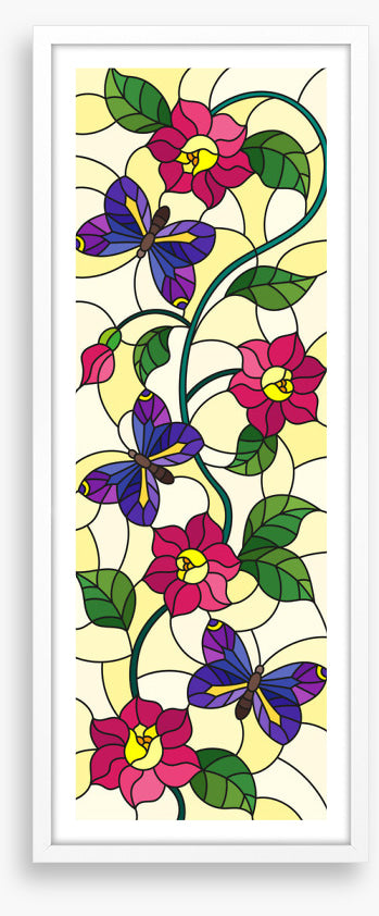 Butterfly bloom window