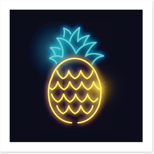 Neon pineapple