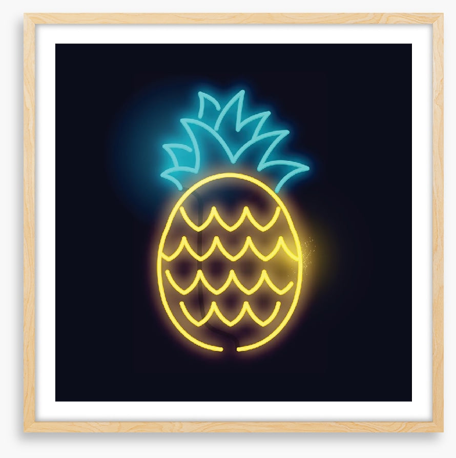Neon pineapple