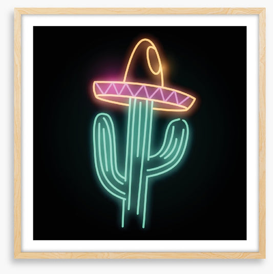 Neon cactus