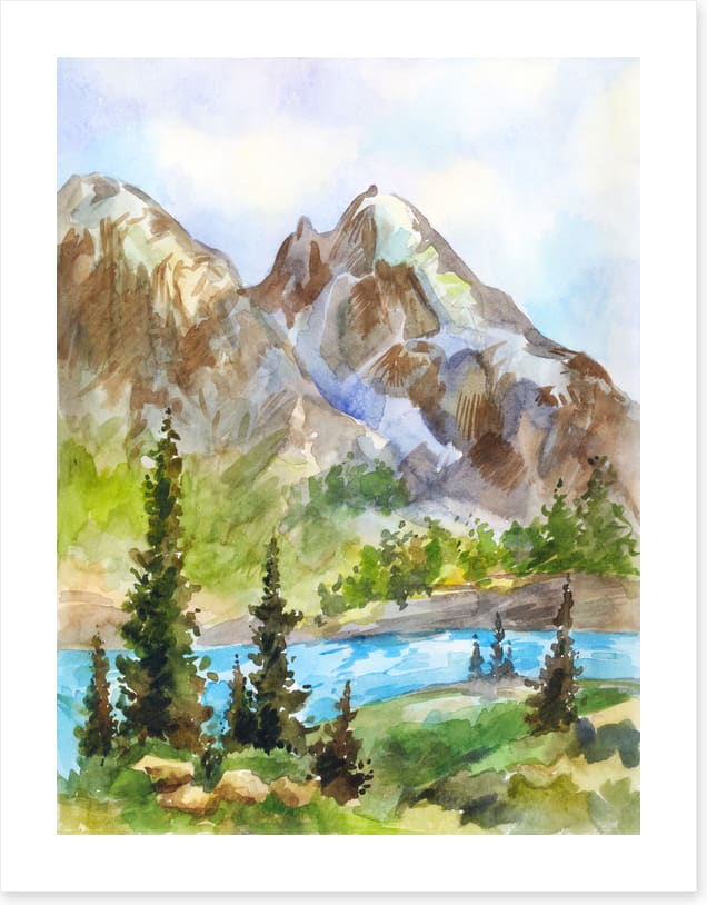The mountain stream