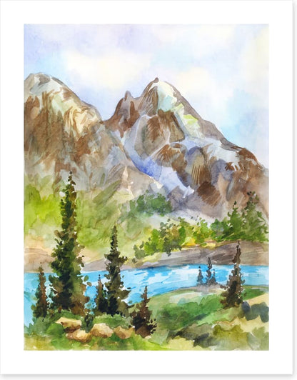 The mountain stream