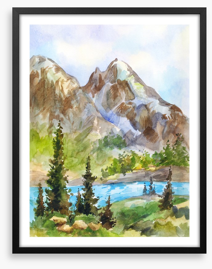 The mountain stream