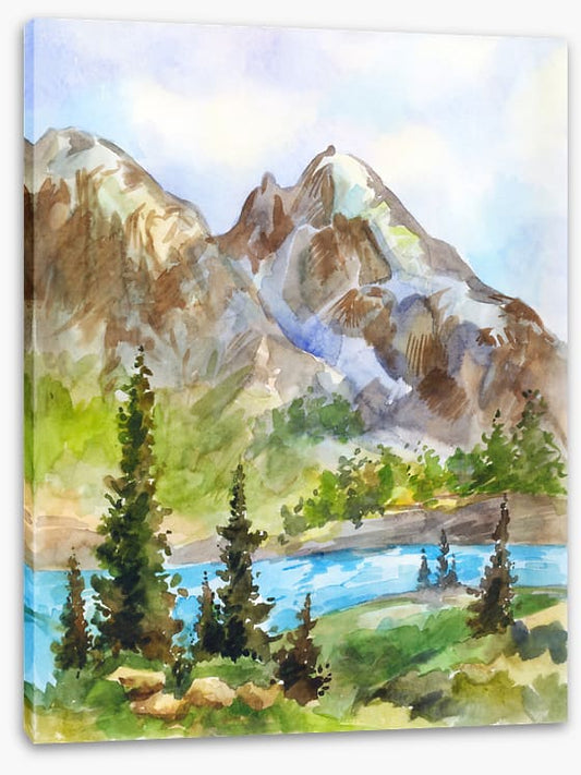 The mountain stream