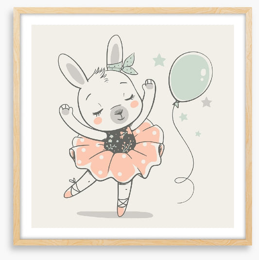 Bunny balloon ballerina