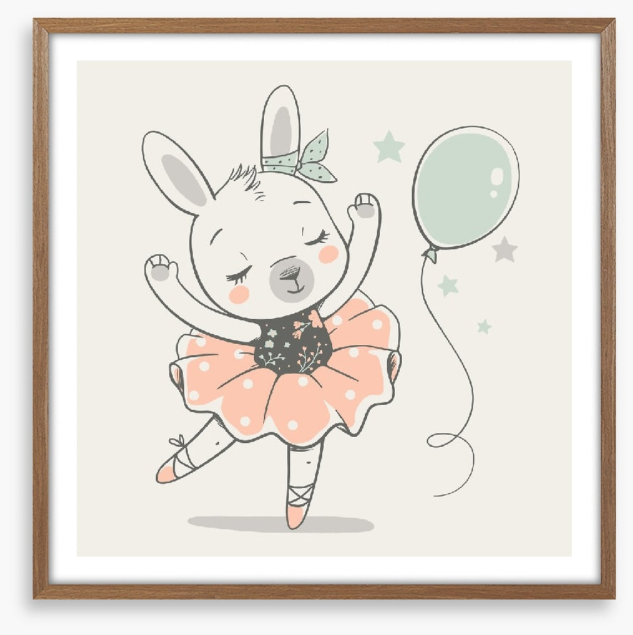 Bunny balloon ballerina