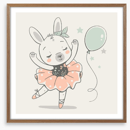 Bunny balloon ballerina