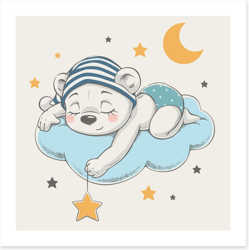 Baby bear dreams