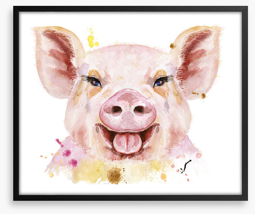 Happy hog