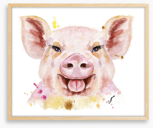 Happy hog