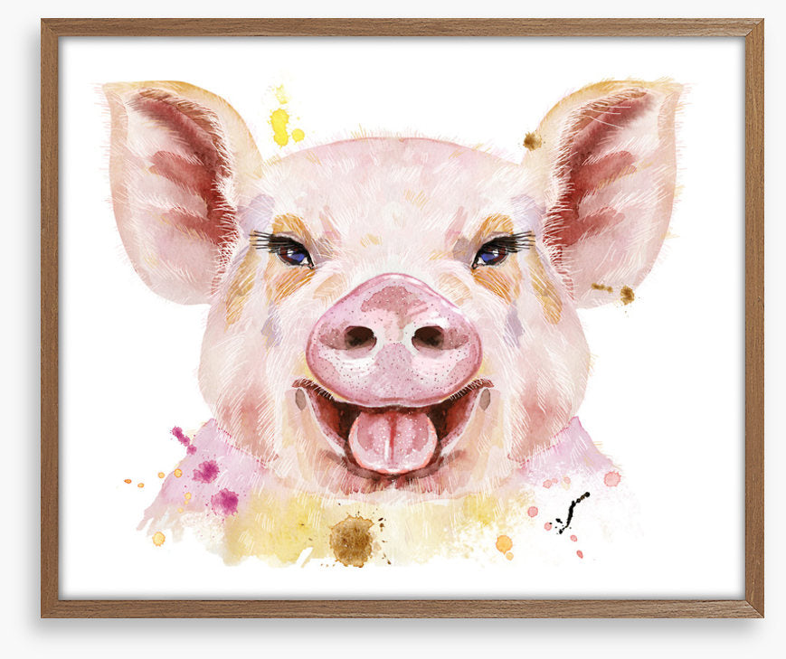 Happy hog
