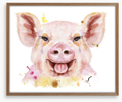 Happy hog